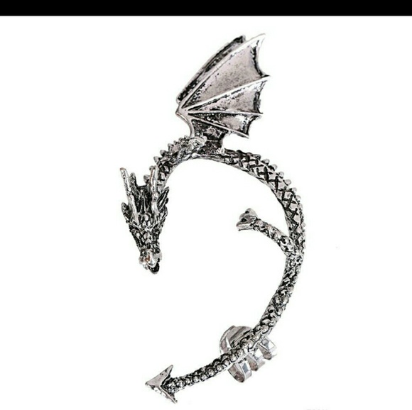 NO PIERCINGS REQUIRED! Wrap around dragon ear cuff - Picture 5 of 5